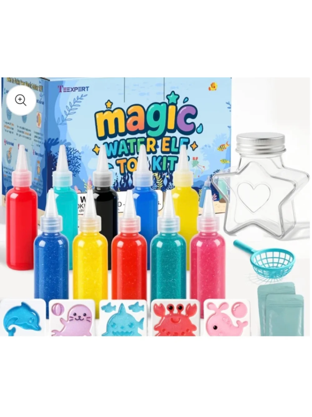 Magic Water Elf Toy Kit One Size Multicolor ( Teexpert ) New